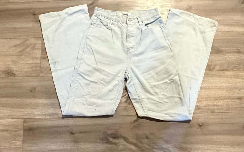 PacSun High Rise Bootcut Corduroy Pants Light Blue Size 25